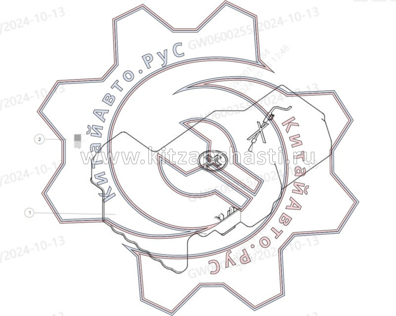 Крышка блока предохранителей, верхняя HAVAL H9 2pecт 3722103XKV4CB